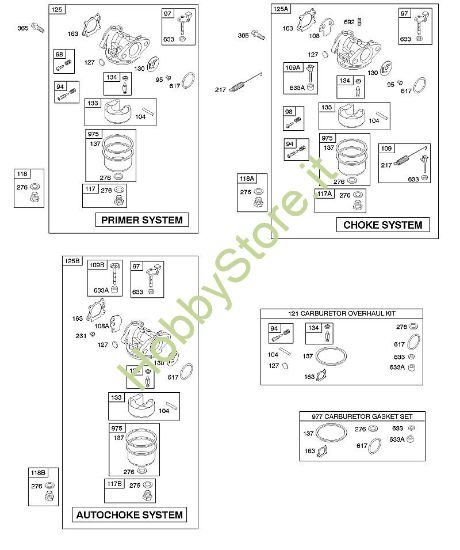 E - Carburatore B&S - 12 €¦ 12H807-0665-01 brand Stihl